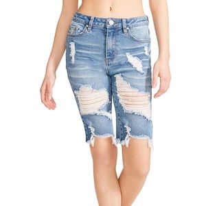 Madden NWT Distressed Bandit Bermuda Shorts Sz:28